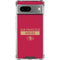 NFL San Francisco 49ers Red Performance Series Google Pixel 7a Clear Case